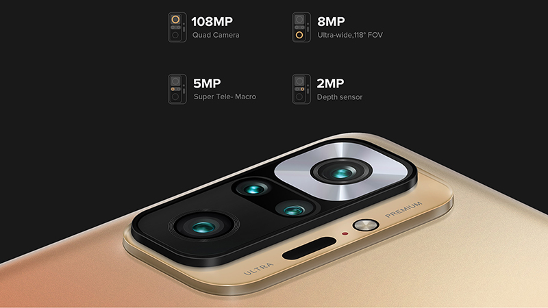 Redmi Note 10 Pro Max được trang bị cảm biến camera chính 108 MP Samsung ISOCELL HM2