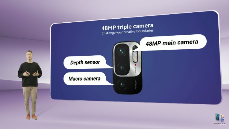 Redmi Note 10 5G chỉ được trang bị màn hình IPS LCD