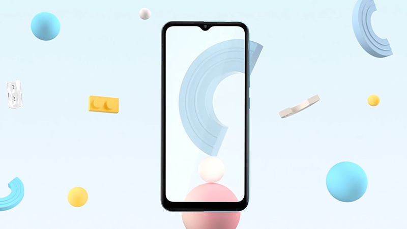 Realme C21 có màn hình giọt nước với kích thước lớn 6.5 inch