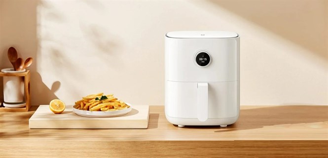 Xiaomi ra mắt nồi chiên không dầu: 3.5L, 50 công thức nấu ăn, giá 1.1 triệu