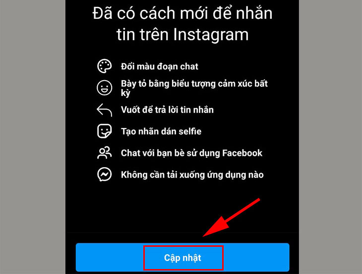 Liên kết tài khoản với Facebook Messenger