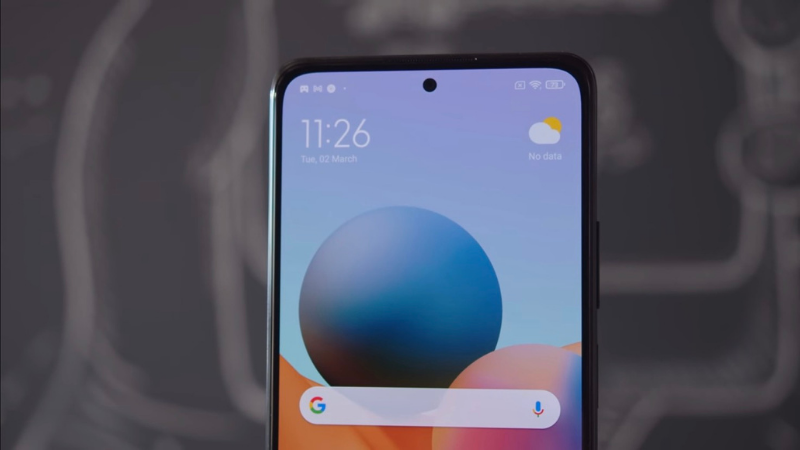 Màn hình của Redmi Note 10 Pro được trang bị kính cường lực Gorilla Glass 5 giúp tăng độ bền. (Nguồn: GSMArena).