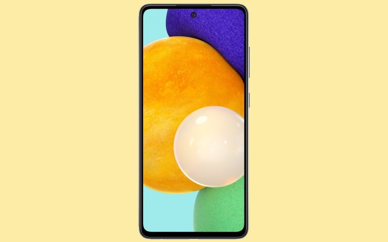 Ảnh render mặt trước của dòng Galaxy A52