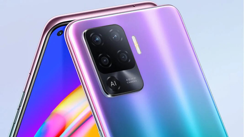 OPPO F19 Pro có thiết kế trẻ trung nổi bật với cụm camera 'bếp từ'