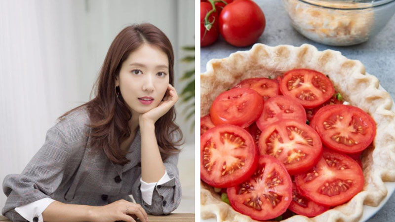 Thực đơn ăn kiêng 1 ngày với cà chua của Park Shin Hye