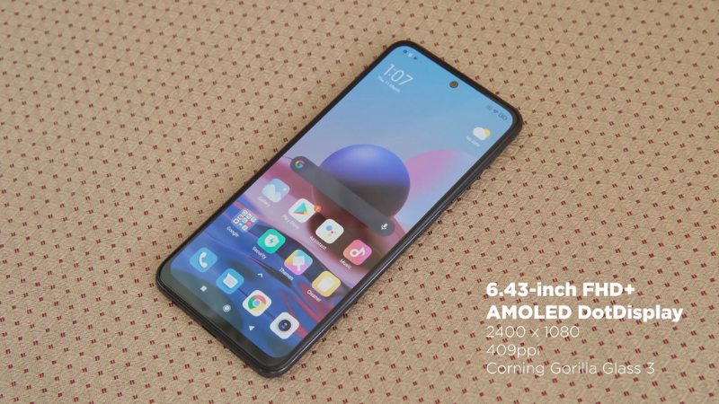Xiaomi Redmi Note 10 đã có màn hình Super AMOLED. (Nguồn: YugaTech).