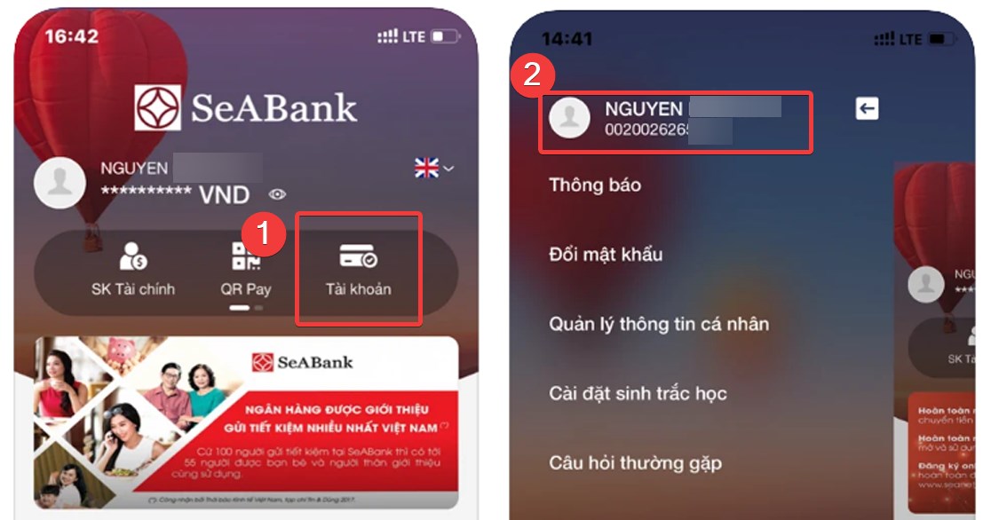 Cách kiểm tra lịch sử giao dịch ngân hàng SeABank