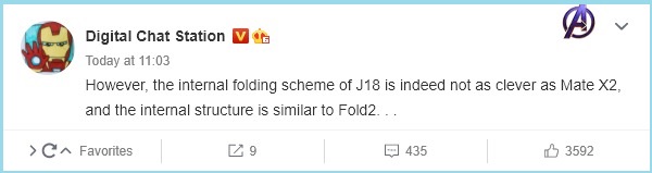 Smartphone màn hình gập đầu tiên của Xiaomi sẽ có hệ thống bản lề tương tự như Samsung Galaxy Z Fold 2