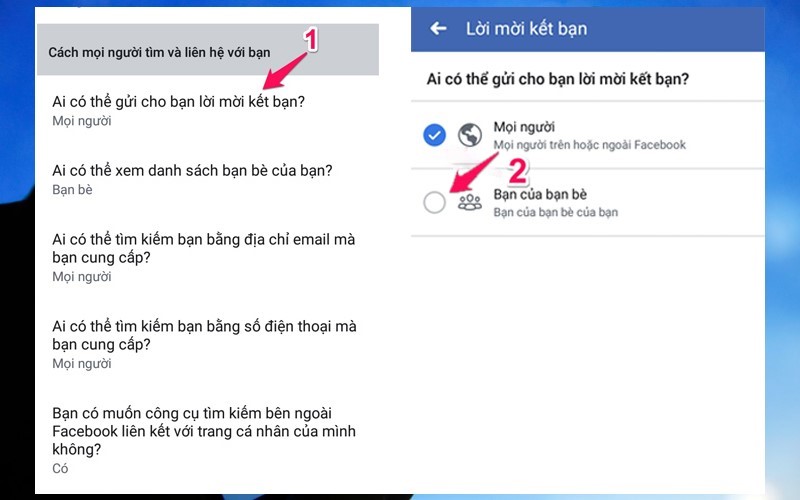 Cách chặn spam Facebook