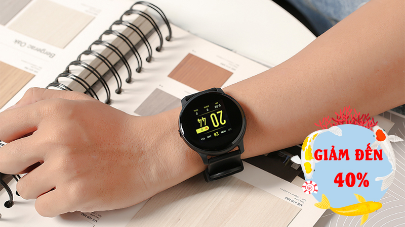 Đồng hồ thông minh BeU Fit KW19 đen