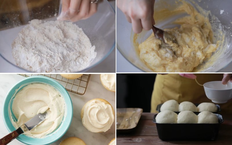Cách thực hiện bánh mì Hokkaido nguyên cám yến mạch