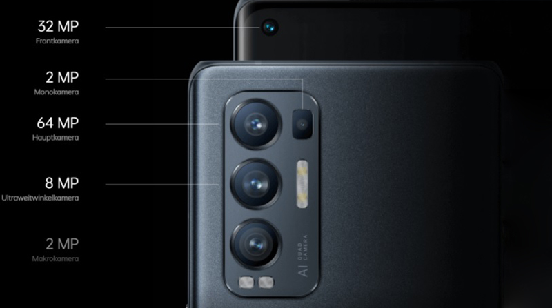 Thông số cụm camera Find X3 Lite