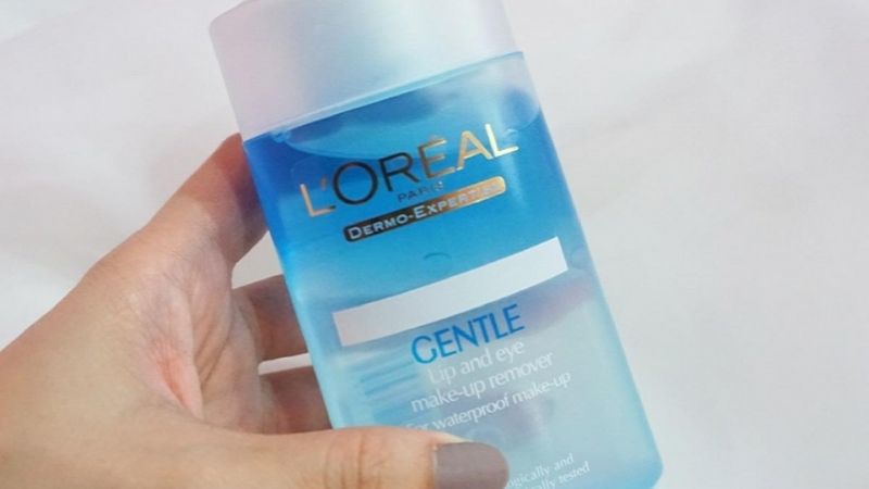 Nước tẩy trang L’oréal Gentle Lip and Eye Makeup Remover