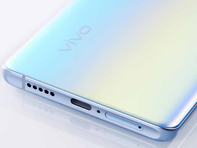 Các cổng kết nối, loa và mic cắm vật lý của Vivo X60 Pro