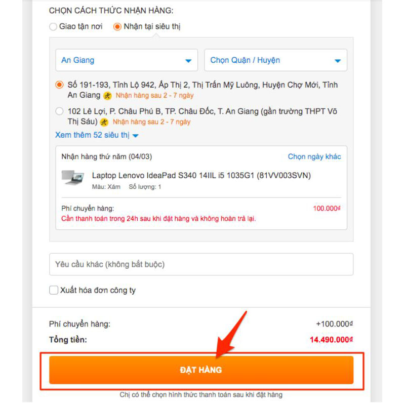 CAC BUOC MUA HÀNG CAC BUOC MUA HÀNG