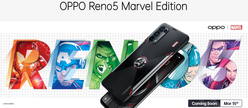 OPPO Reno5 Marvel Edition OPPO Reno5 Marvel Edition