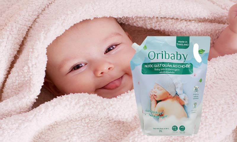 Nước giặt cho bé Oribaby hương hoa ngọt ngào