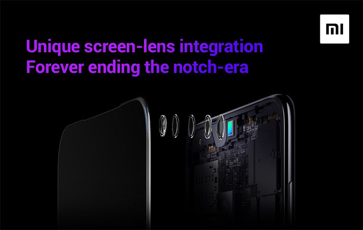 Camera ẩn ở cuối màn hình trên điện thoại dòng Xiaomi Mi 11 Pro