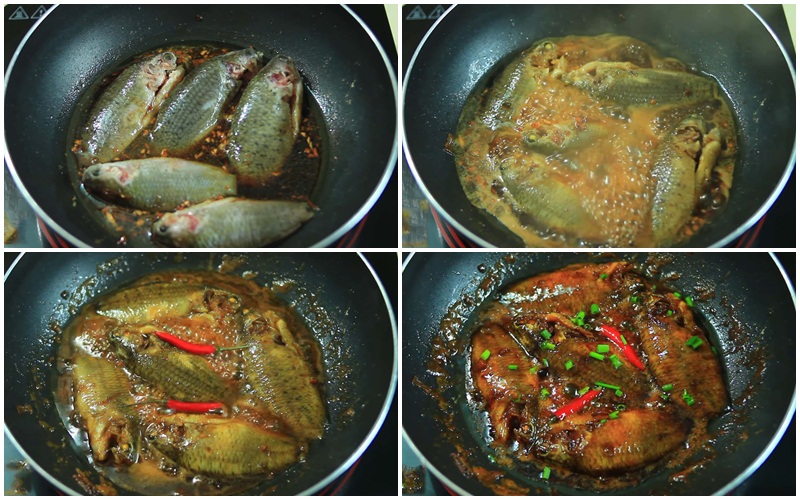 Cách làm món cá rô đồng kho tiêu
