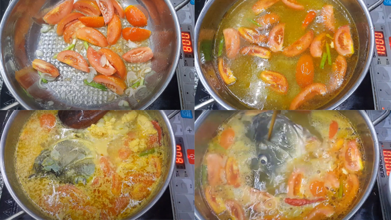  Nấu canh cá. Nguồn: Ẩm thực Việt
