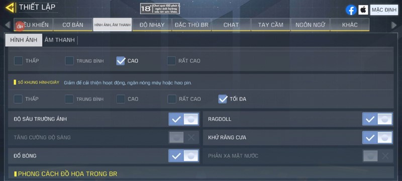 Cấu hình chơi game Call Of Duty trên Redmi Note 10 Cấu hình chơi game Call Of Duty trên Redmi Note 10