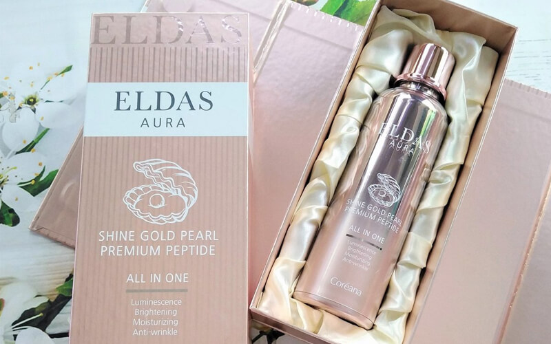 Serum tế bào gốc Eldas Aura Coreana Shine Gold Pearl Premium Peptide