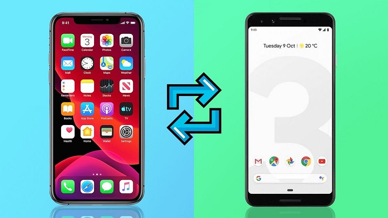 iPhone sang Android iPhone sang Android
