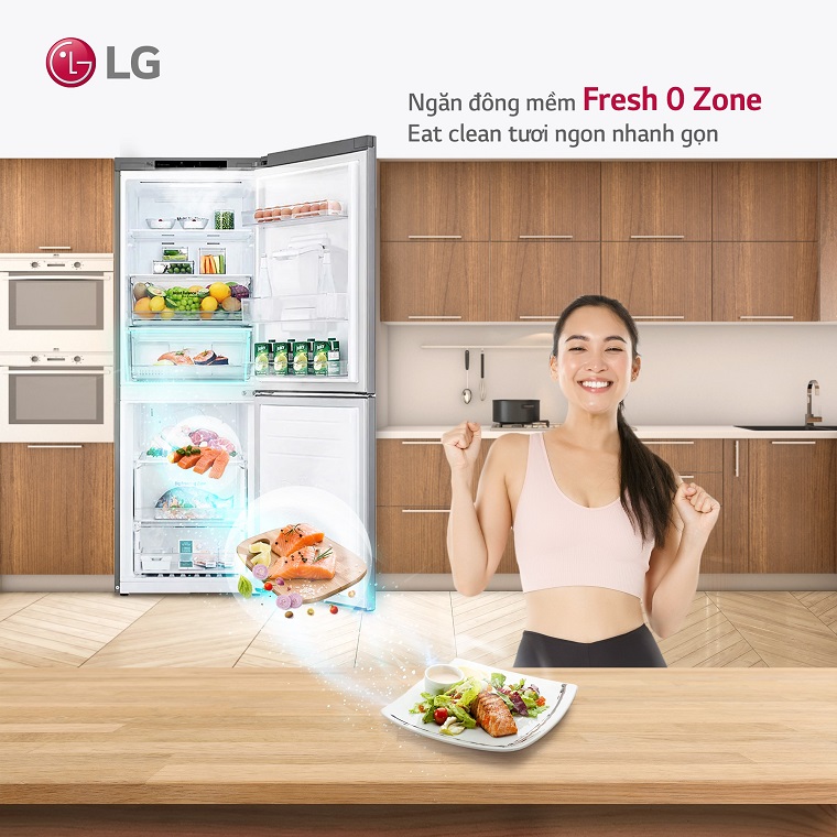 Tủ lạnh LG có tốt không? 10 lý do chọn mua tủ lạnh LG > Ngăn cân bằng ẩm