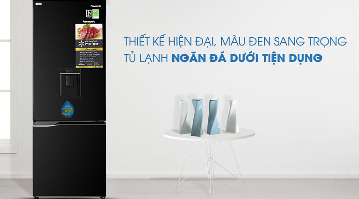 Tủ lạnh Panasonic Inverter dòng BV-WK/WS thuộc dòng tủ lạnh ngăn đá dưới với nhiều tiện ích