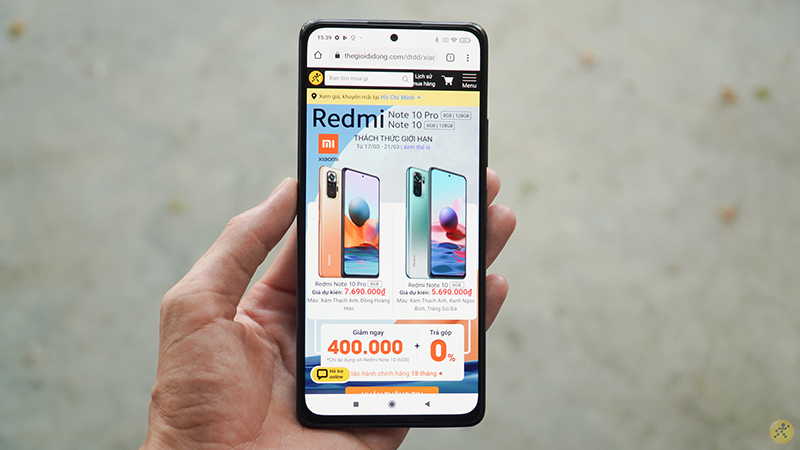 Redmi Note 10 series có hàng trưng bày, đến siêu thị trải nghiệm ngay