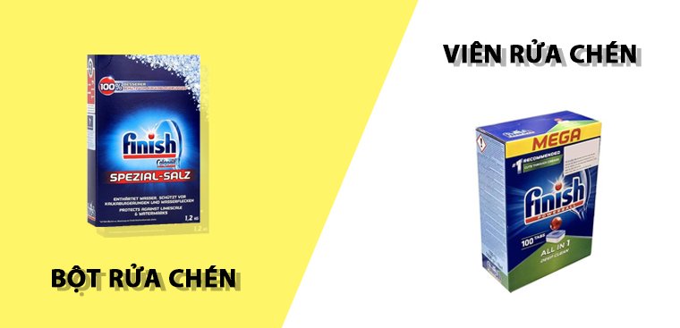 So sánh viên rửa bát và bột rửa bát, nên dùng loại nào?