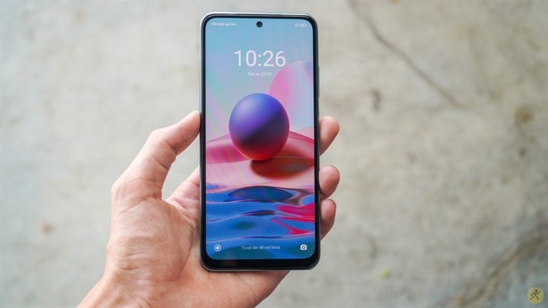 Xiaomi Redmi Note 10 được trang bị tấm nền AMOLED