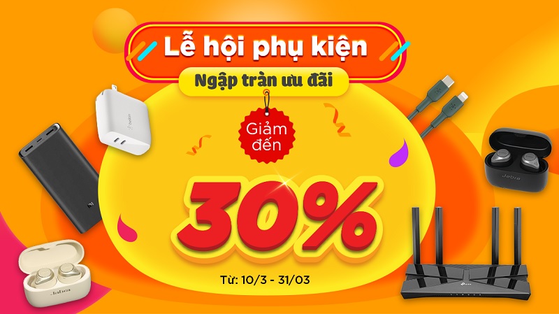 Phụ kiện tốt giảm giá tháng 3
