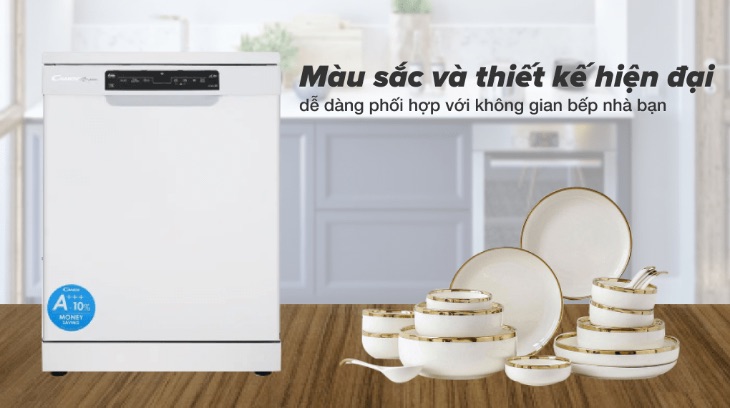 Máy rửa chén Candy CDPN 4D620PW/E 2150W có thiết kế tinh tế, hiện đại Máy rửa chén Candy CDPN 4D620PW/E 2150W có thiết kế tinh tế, hiện đại