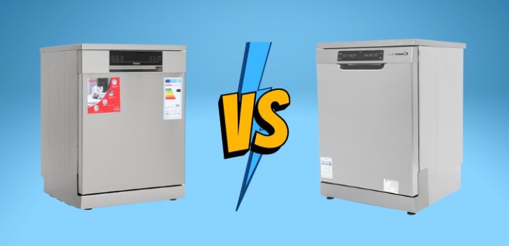 So sánh máy rửa chén âm tủ và máy rửa chén độc lập
