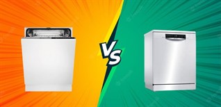 Máy rửa chén độc lập và âm tủ khác nhau như thế nào?