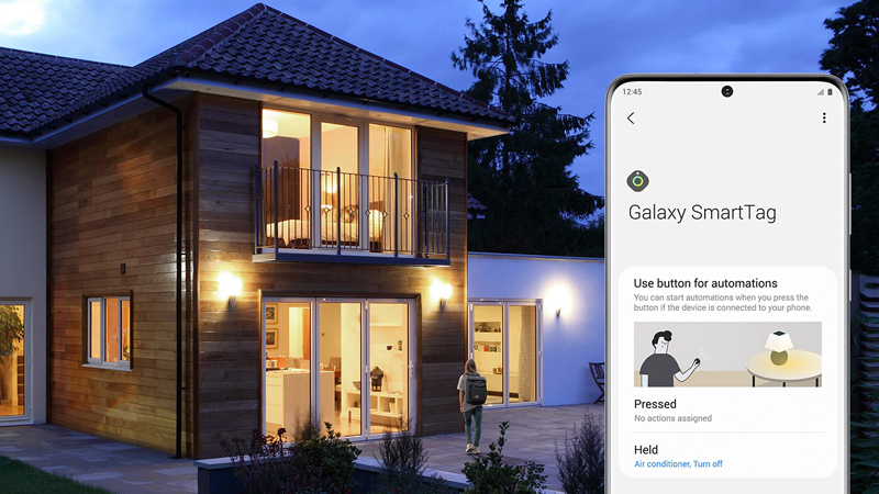 Ngoài ra, với SmartTag, ngôi nhà thông minh của bạn trở nên thuận tiện hơn
