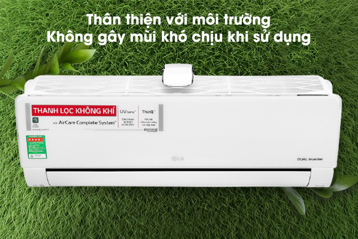 Công nghệ độc quyền UVnano trên máy lạnh LG.