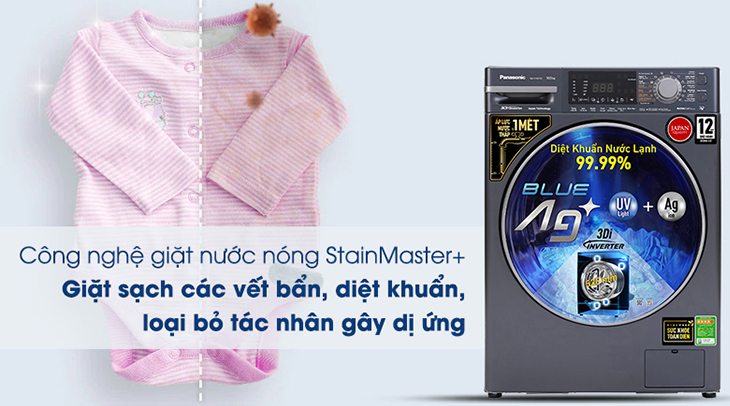 8 lý do chọn mua máy giặt FX2 lồng ngang của Panasonic
