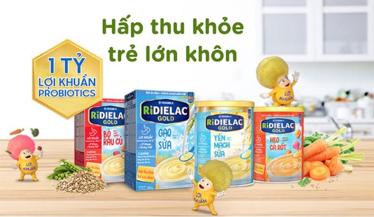Vì sao mẹ nên chọn bột ăn dặm RiDielac cho bé yêu?