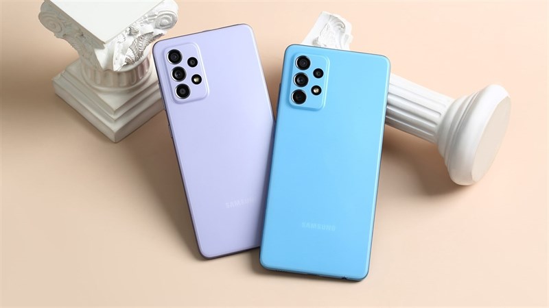 Camera bộ đôi A52 và A72