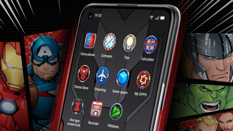 OPPO Reno5 Marvel siêu anh hùng Avenger đã trở lại với 6 nhân vật phù hợp với mọi sở thích. Đây là điện thoại hoàn hảo cho những ai yêu thích các siêu anh hùng và muốn sở hữu một chiếc điện thoại độc đáo và phong cách. Hãy đón xem hình ảnh để khám phá OPPO Reno5 Marvel.
