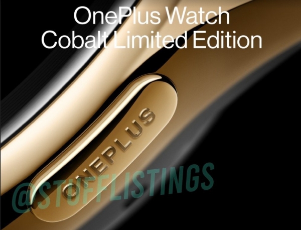 Hình ảnh rò rỉ phiên bản OnePlus Watch Cobalt Limited Edition