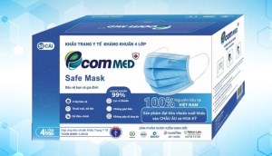 Bảo vệ gia đình với khẩu trang Ecom MED Safe Mask 4 lớp kháng khuẩn tuyệt đối