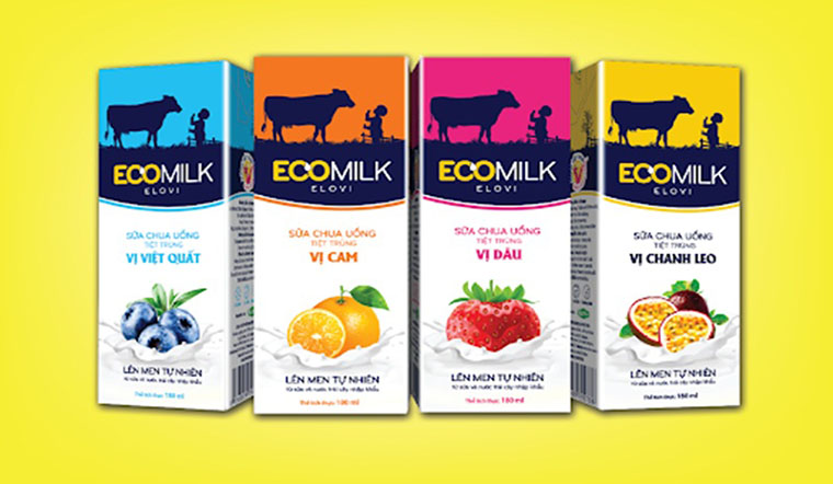 Thưởng thức sữa chua uống Ecomilk thơm ngon bổ dưỡng, mát lạnh ngày hè