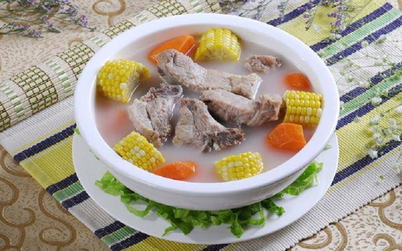 Canh sườn rau củ