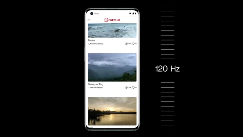 Màn hình của OnePlus 9 Pro cũng hỗ trợ tốc độ làm tươi lên đến 120 Hz. Màn hình của OnePlus 9 Pro cũng hỗ trợ tốc độ làm tươi lên đến 120 Hz.
