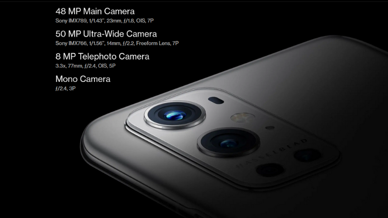 OnePlus 9 Pro sở hữu hệ thống 4 camera với những thông số cực kỳ ấn tượng. (Nguồn: OnePlus). OnePlus 9 Pro sở hữu hệ thống 4 camera với những thông số cực kỳ ấn tượng. (Nguồn: OnePlus).