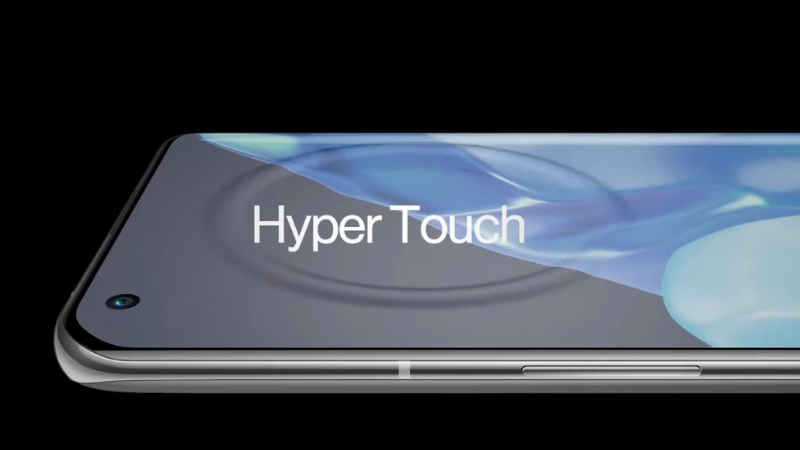 Công nghệ Hyper Touch trên chiếc OnePlus 9 Pro.