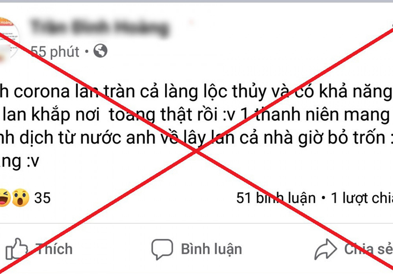 Những thông tin sai lệch về Covid 19